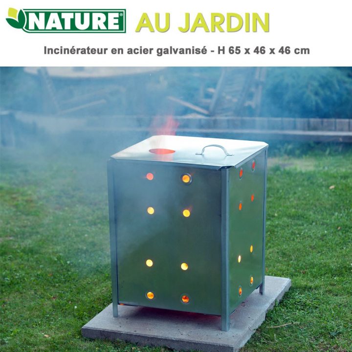 Incinérateur Déchet De Jardin – H65X46X46 Cm concernant Incinerateur De Jardin