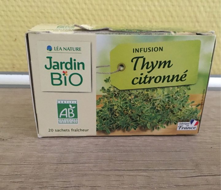 Infusion Thym Citronné – Jardin Bio' – 20 Sachets De 1,5G à Jardin Bio Infusion