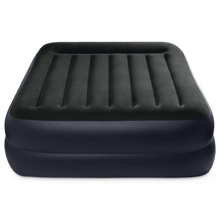 Intex Matelas Gonflable Dura-Beam Plus Pillow Rest Raised Reine 42 Cm encequiconcerne Salon De Jardin Gonflable