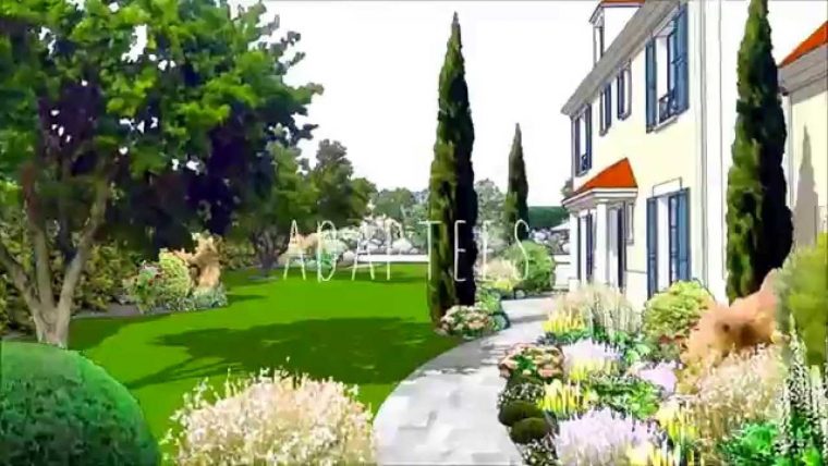 Jardin 3D – Animation Paysage Project Architecte Paysagiste avec Logiciel Amenagement Jardin