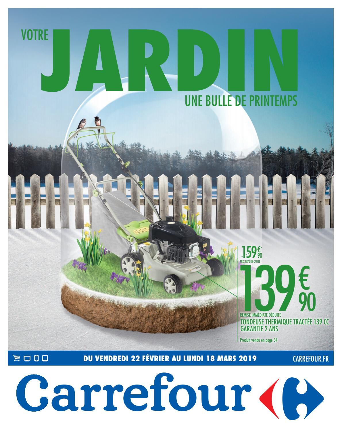 Jardin Carrefour By Ofertas Supermercados - Issuu dedans Table De Jardin En Bois Carrefour