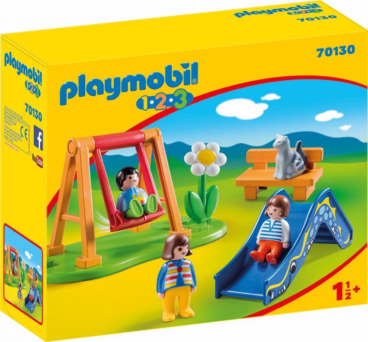 Jardin D'enfant – Playmobil 1.2.3 70130 dedans Jardin D Enfant Playmobil