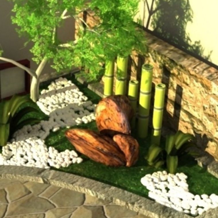 Jardin Japonais Modèle 3D $19 – .obj .max – Free3D intérieur Modele De Jardin Japonais