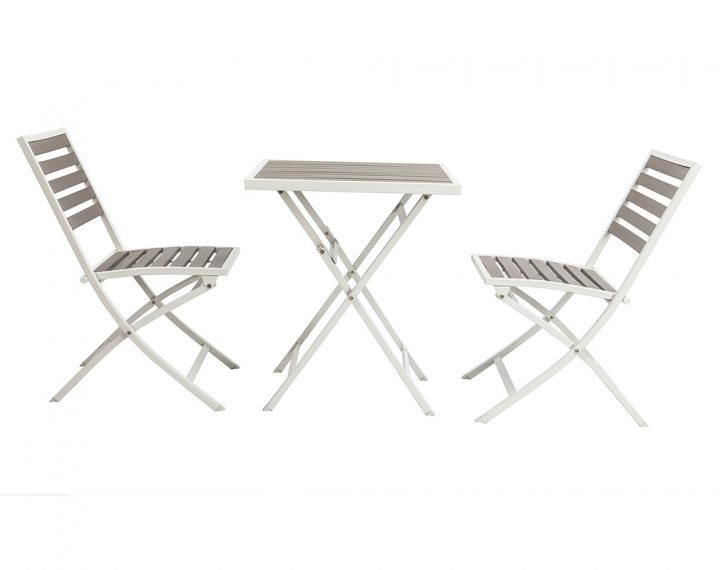 Jardin Pliable Table De Salon Blanc Chaises Et 2 Et Avec Cdshtqr pour Salon De Jardin Pliant
