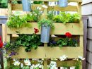 Jardinière En Palette De Bois : 74 Modèles À Faire Soi-Même concernant Faire Son Jardin Pas Cher