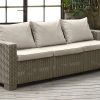 Keter California 3Seater Seating Patio Sofa With Cushions In ... destiné Salon De Jardin Allibert California