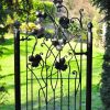 La Porte De Jardin Et Portail Nous Accueillent Avant ... tout Decoration De Jardin En Fer Forgé