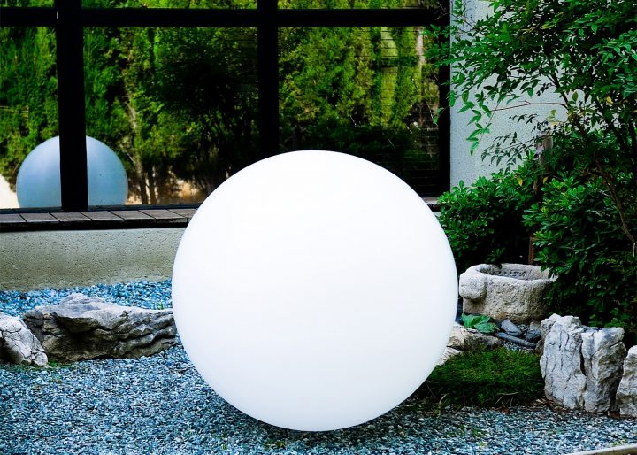 Lampe D'ambiance Sphère Lumineuse Zen Par Link avec Boule Décorative Jardin