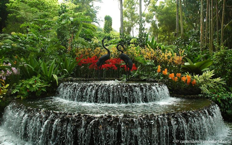 Le Jardin National Des Orchidées, Singapour – Scent Corner … encequiconcerne Fontaine Naturelle Jardin