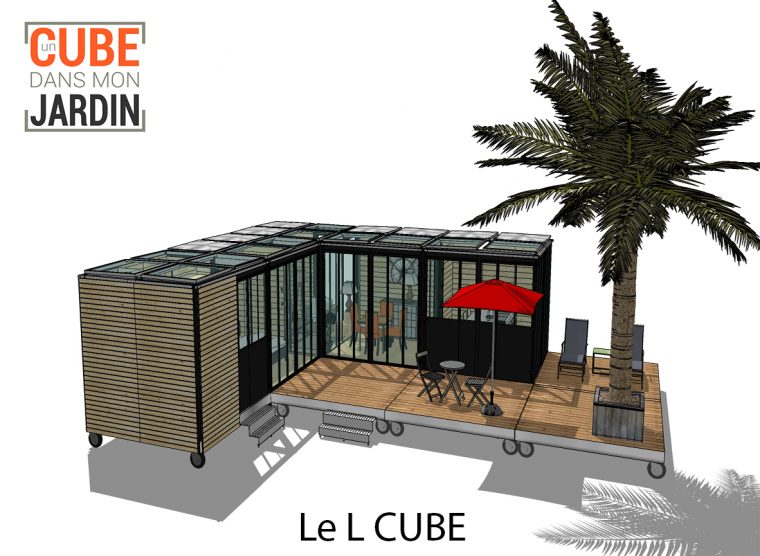 Le L Cube … De Un Cube Dans Mon Jardin … 40 M² À … serapportantà Construire Un Abri De Jardin Sans Permis