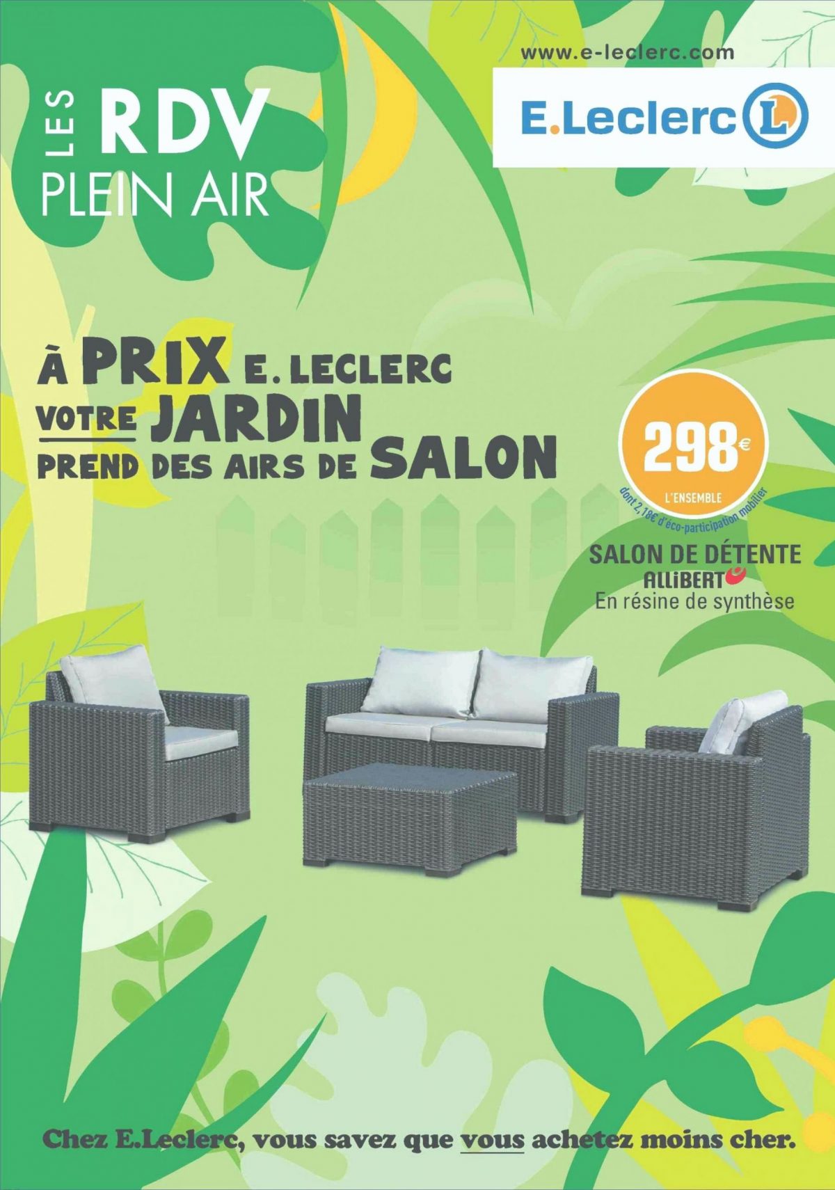 Leclerc Jardin Catalogue - Canalcncarauca à Salon Jardin Pas Cher Leclerc