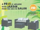 Leclerc Jardin Catalogue - Canalcncarauca pour Ensemble Salon De Jardin Pas Cher