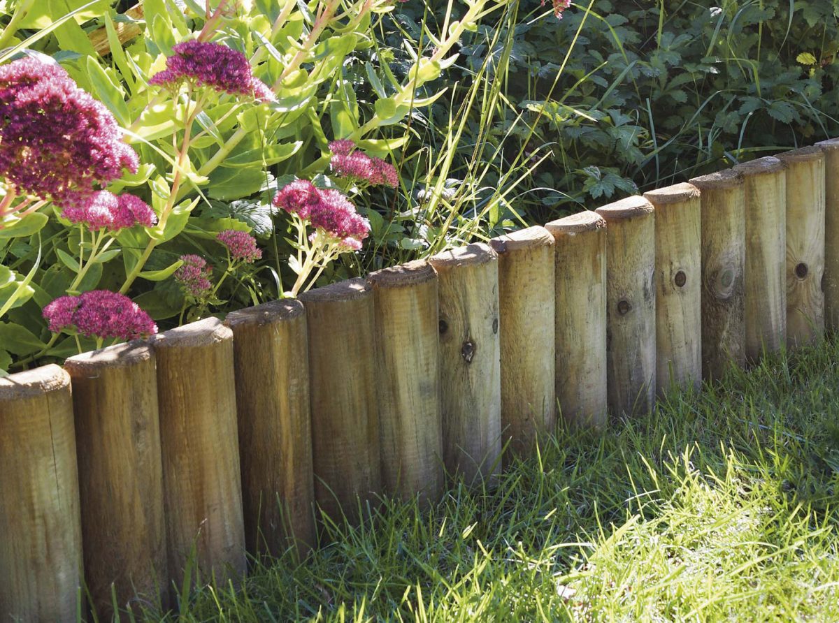 Les Bordures › Comptoir Des Bois encequiconcerne Bordure De Jardin En Rondin De Bois