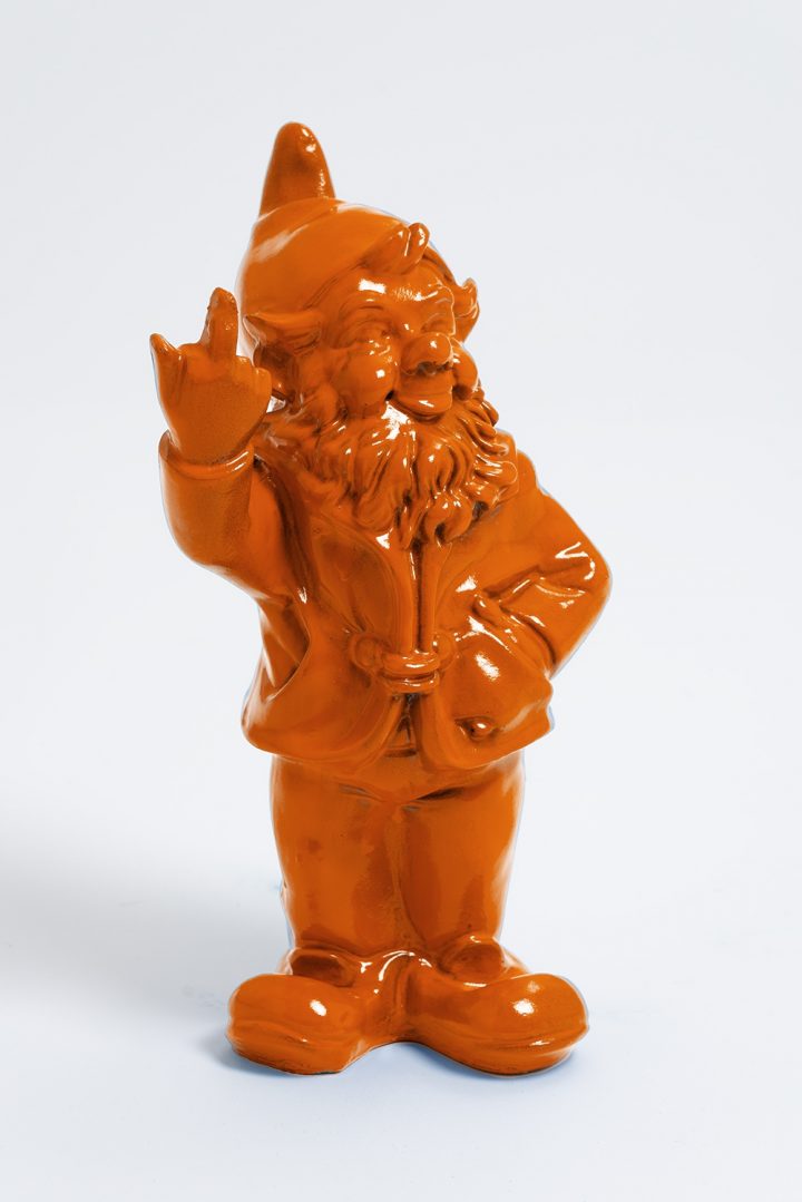 Lezeau – 33Cm – Statue Nain De Jardin Fuck Taille S Colori Orange –  Mcdecoration avec Nain De Jardin Fuck