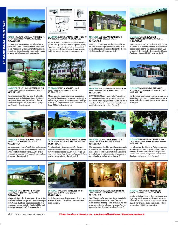 L'immobilier 100% Entre Particuliers – Appelimmo-N°112 … à Location Maison Avec Jardin 34