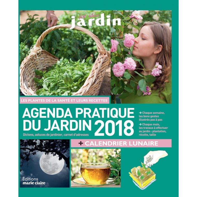 Livre Agenda Jardin 2018 – Sotrendoo Par Marie Claire à Marie Claire Idées Jardin