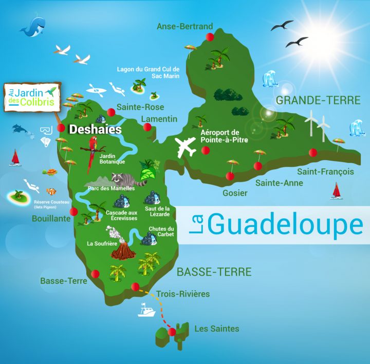 Location De Gite En Guadeloupe À Deshaies – Au Jardin Des … pour Au Jardin Des Colibris