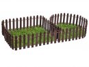 Low Price Miniature Bois Clôture Bricolage Fée Jardin Micro ... destiné Treillis Blanc Jardin