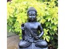 Marron Bouddha Statue En Pierre Décoration Figurine Pour ... concernant Statue Bouddha Exterieur Pour Jardin