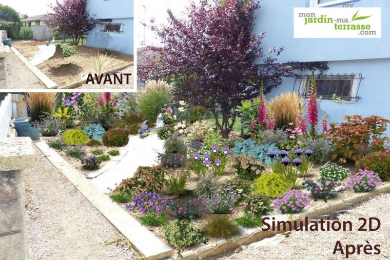 Massif De Plantes | Monjardin-Materrasse | Plants, Garden serapportantà Logiciel Amenagement Jardin