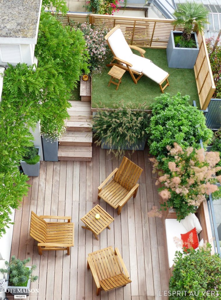 Mini Deck | Petits Jardins, Amenagement Jardin Et Aménager … intérieur Aménagement D Un Petit Jardin De Ville
