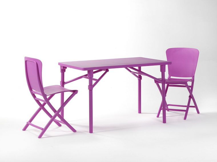 Mobilier De Jardin Nardi : L'ensemble Table Et Chaises … pour Chaise Jardin Colorée