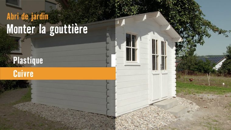 Monter Une Gouttière | Hornbach Suisse concernant Gouttiere Abri De Jardin