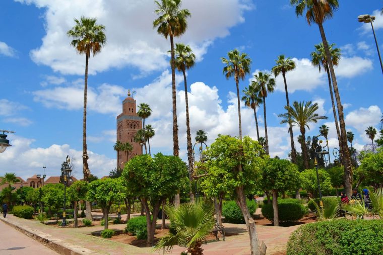 Mosquée Koutoubia (Minaret De La Koutoubia) – Visiter Marrakech destiné Jardin De La Koutoubia