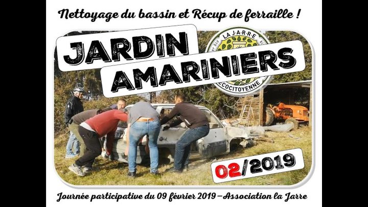Nettoyage Bassin Et Terrain Jardin Amariniers Asso La Jarre 09 02 2019 concernant Jarre De Jardin
