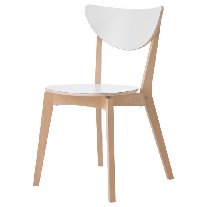 Nordmyra Chaise – Blanc, Bouleau destiné Chaises De Jardin Ikea