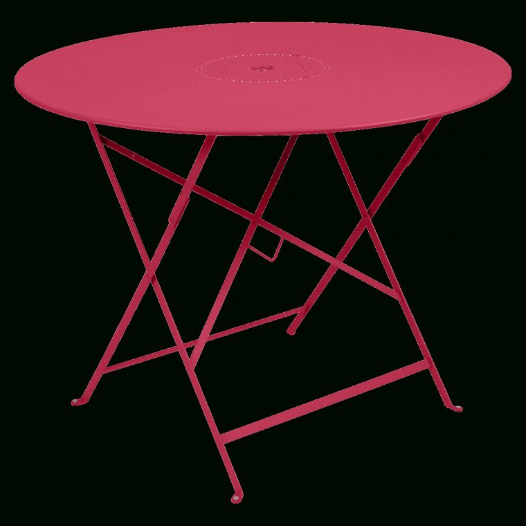 Ø 96 Cm Floréal Table, Outdoor Foldable Table dedans Table Jardin Rose