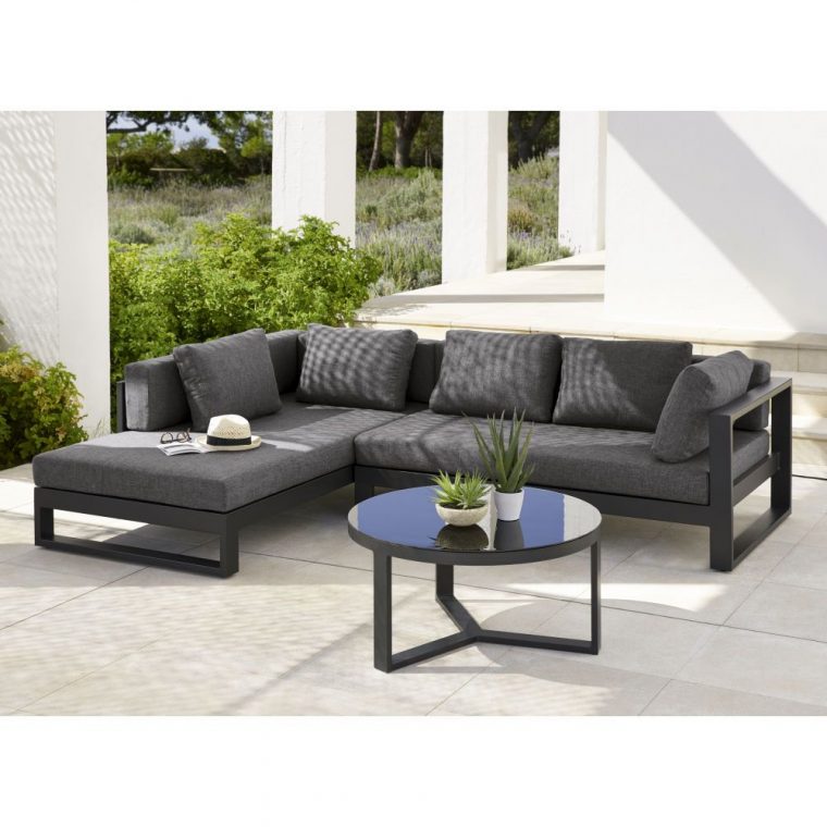Outdoor Furniture | Aluminium Garden Furniture, Corner Sofa … intérieur Canapé De Jardin Aluminium