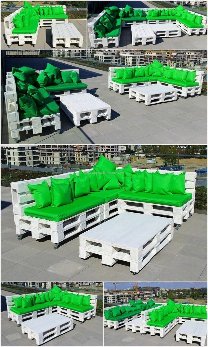 Outdoor-Möbel-Idee Mit Recycling-Paletten En 2019 | Meuble … encequiconcerne Salon De Jardin En Bois Pas Cher