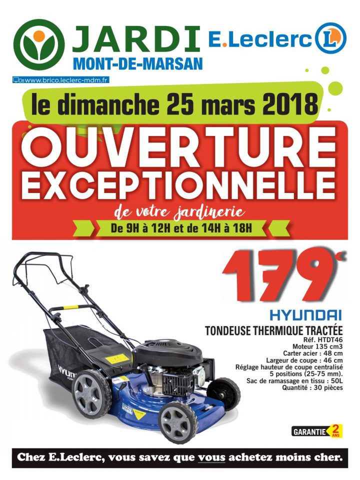 Ouverture Dimanche 25 Mars By Chou Magazine – Issuu dedans Tondeuse Leclerc Jardin