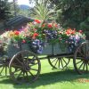 Overflowing Farm Wagon. Beautiful. | Art Des Jardins ... encequiconcerne Brouette Deco Jardin