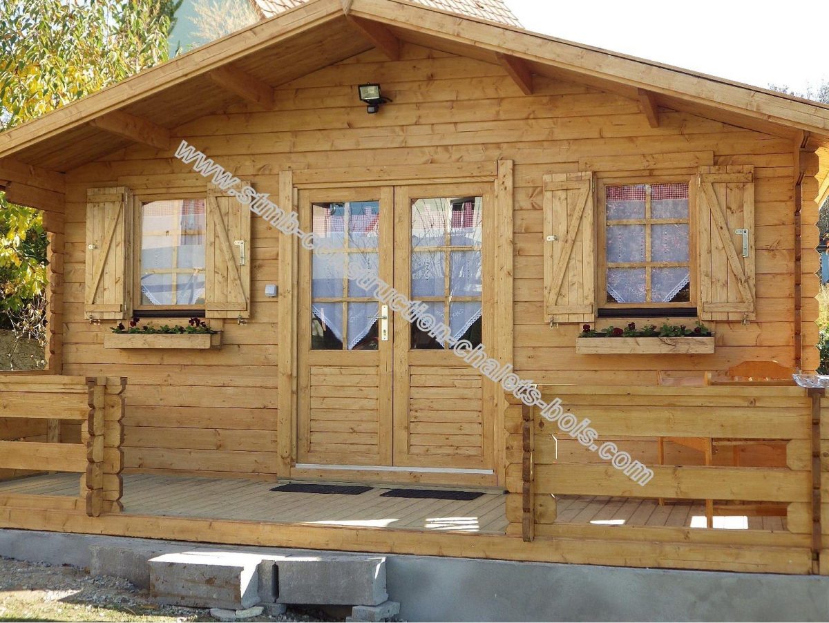 Pavier 20 En 2019 | Maison Bois | Cabane Jardin, Chalet De ... avec Chalet De Jardin Habitable 20M2