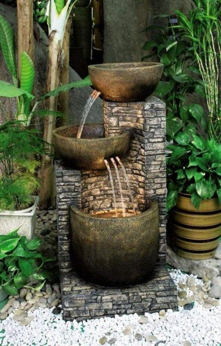 Petite Fontaine Deco Jardin Metal | Fontaines D'eau De ... pour Petite Fontaine De Jardin