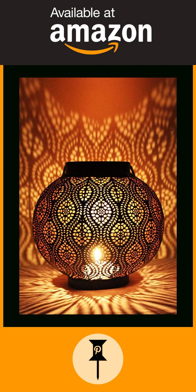 Petite Lanterne Marocaine En Métal Bahadir 24Cm Noir … avec Grand Photophore Jardin