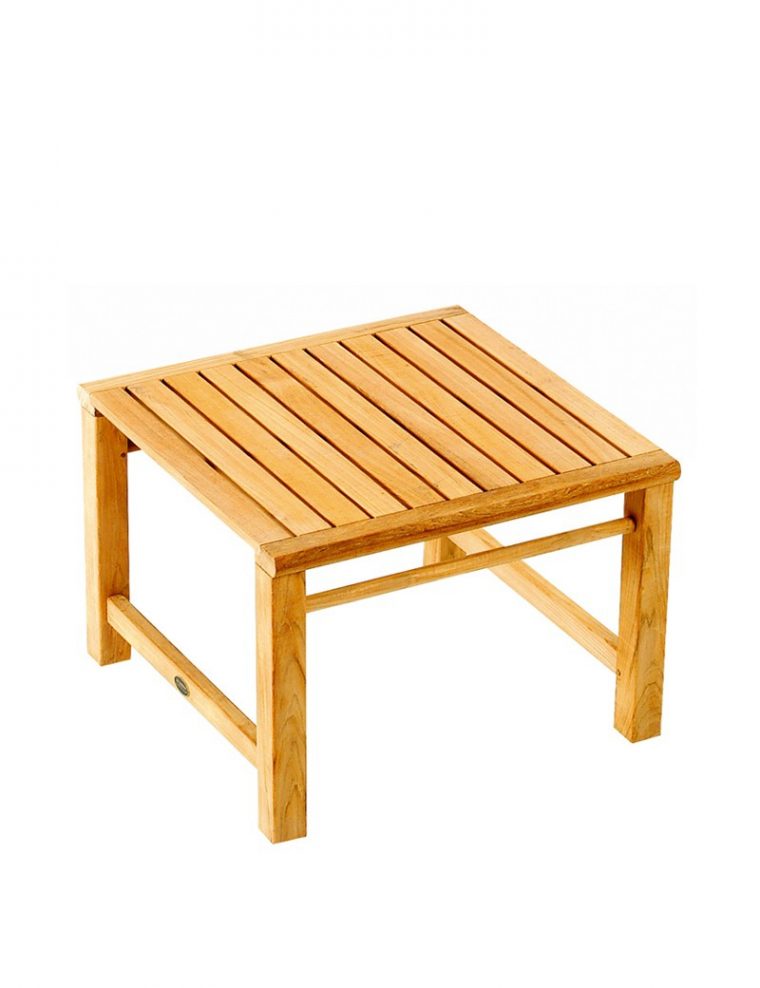 Petite Table Basse D'extérieur En Teck 60*60 – Vente Privée … serapportantà Vente Privée Jardin