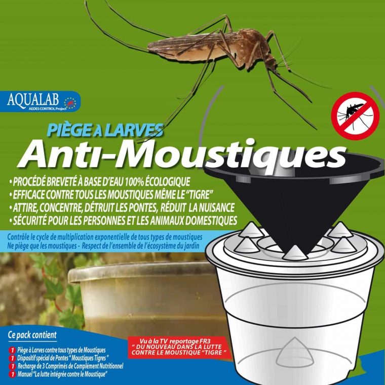 Piège Anti Larves De Moustiques Aqualab Bio dedans Anti Moustique Jardin