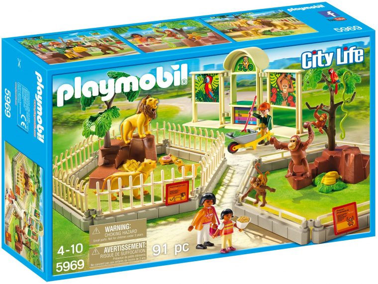 Playmobil City Life 5969 : Le Grand Zoo | Le Zoo, Amazone … concernant Playmobil Jardin D Enfant