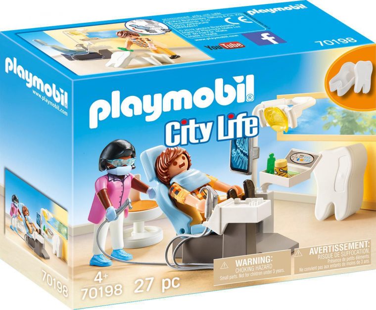 Playmobil City Life Dentiste 70198 intérieur Grand Jardin D Enfant Playmobil