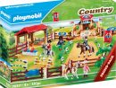 Playmobil Country L'équitation D'hippodrome (70337 ... avec Grand Jardin D Enfant Playmobil