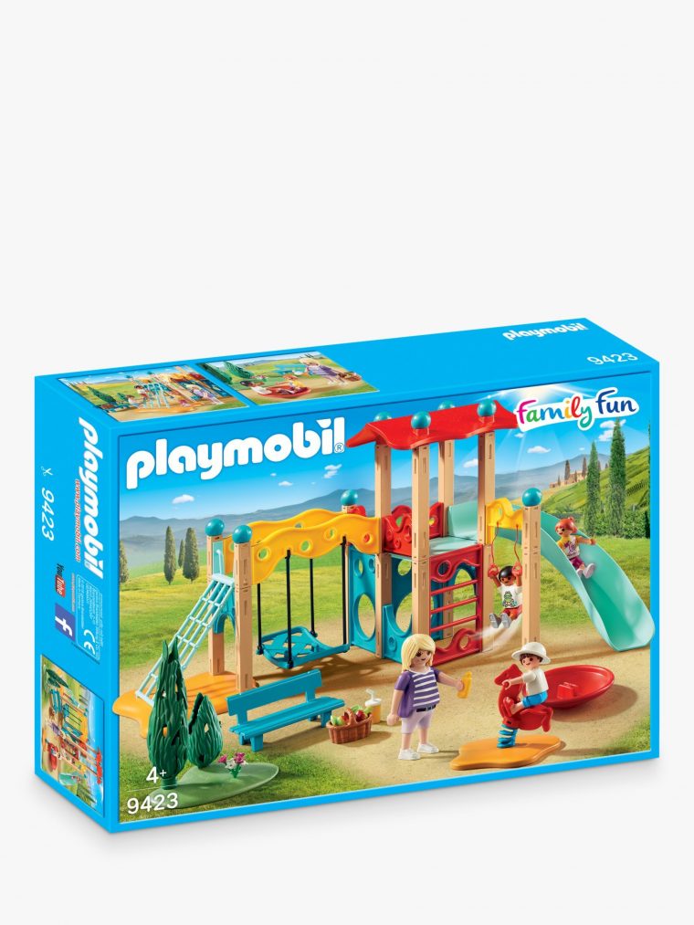 Playmobil Family Fun 9423 Park Playground | Playground Toys … à Playmobil Jardin D Enfant