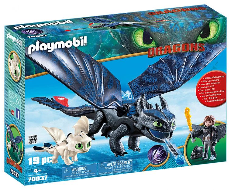 Playmobil – Krokmou Et Harold Avec Bébé Dragon – 70037 … concernant Jardin D Enfant Playmobil
