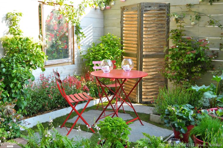 Projet : Aménagement D'un Petit Jardin À L'occasion Du Salon … encequiconcerne Maisonnette Jardin Occasion