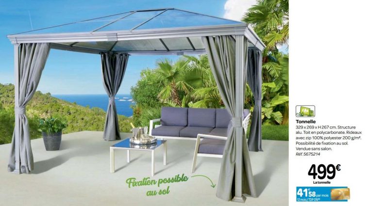 Promotion Carrefour: Tonnelle – Produit Maison – Carrefour … avec Tonnelle De Jardin Chez Carrefour