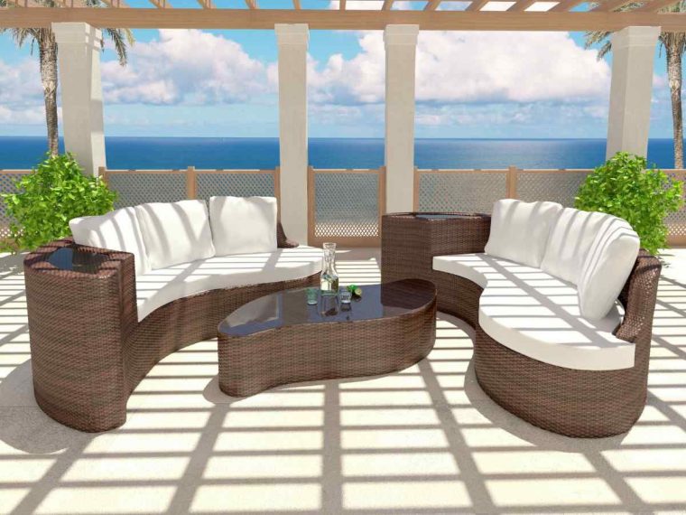Rattan Island Yamelia | Outdoor Furniture Sets, Rattan … dedans Salon De Jardin Artelia