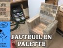 Realiser Un Salon De Jardin En Palette : Un Fauteuil intérieur Fauteuil De Jardin En Bois De Palette