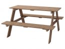 Resö Table Pique-Nique Pour Enfants - Teinté Gris Brun à Tables De Jardin Ikea